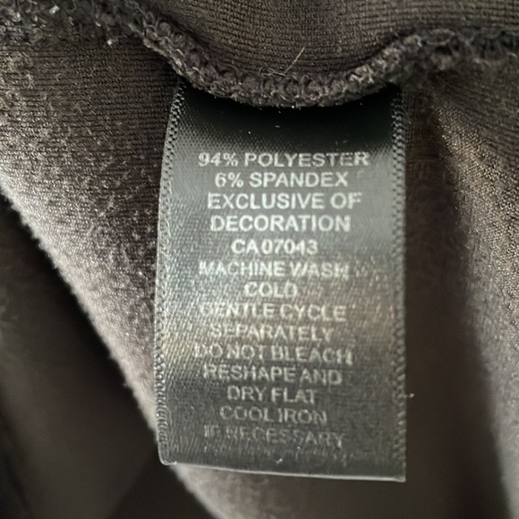 Cable & Gauge Black Velour Oversize Fit Top - Picture 4 of 5